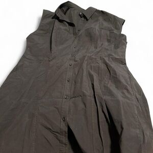 GAP Women’s Sleeveless Shirt Dress